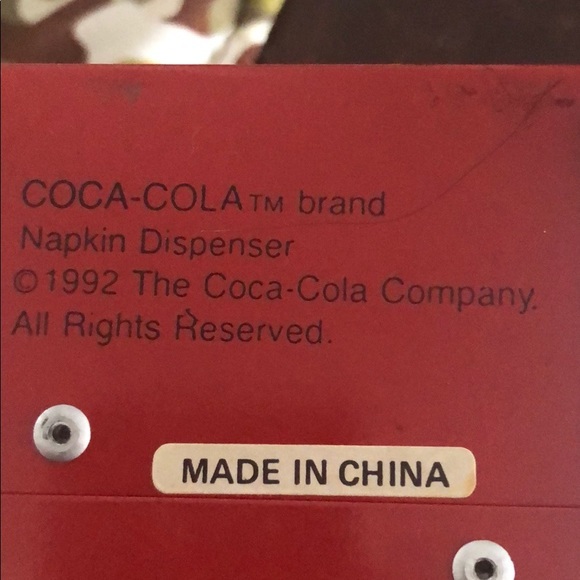 Paper napkin holder from Coke antique - Picture 5 of 5